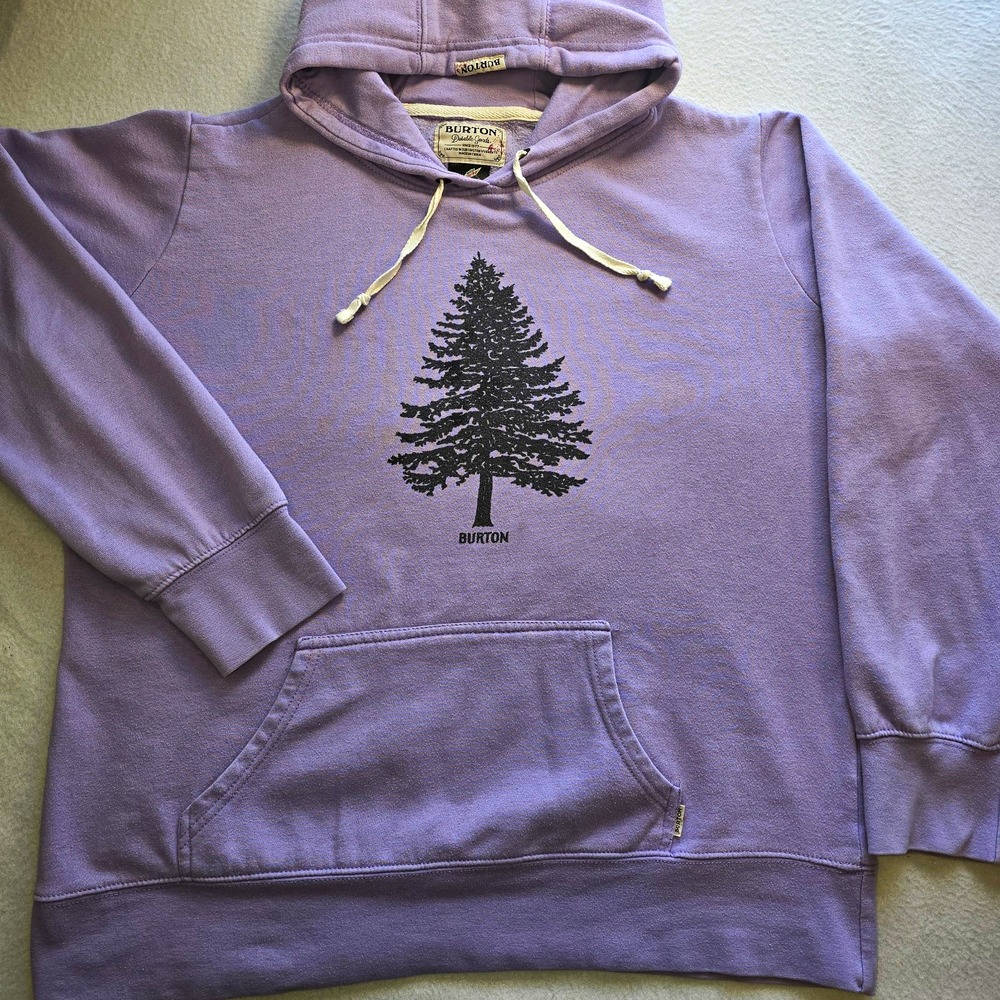 Distressed Burton x Mountain Dew Pine Tree Hoodie Womens XL Purple Gorpcore.....